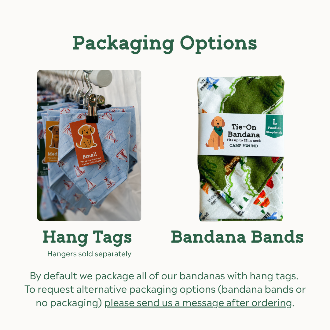 Take a Hike Dog Bandana | Camping Outdoor Adventure Scarf