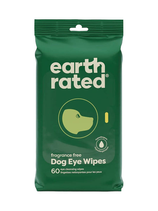 Earth Rated Dog Eye Cleansing Wipes 60ct Case of 6