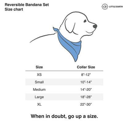 MLB Los Angeles Dodgers Reversible Pet Bandana