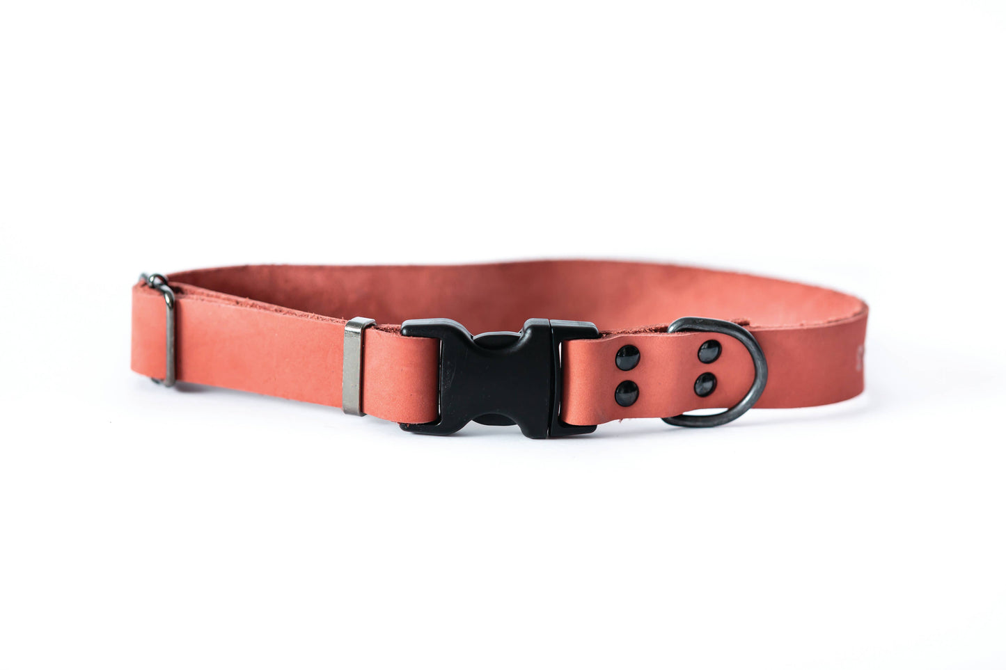 Leather Dog Collar Soft Sport Style YKK Quick Release Buckle: Soft Tan / XL 1" Wide 16"-26" Range