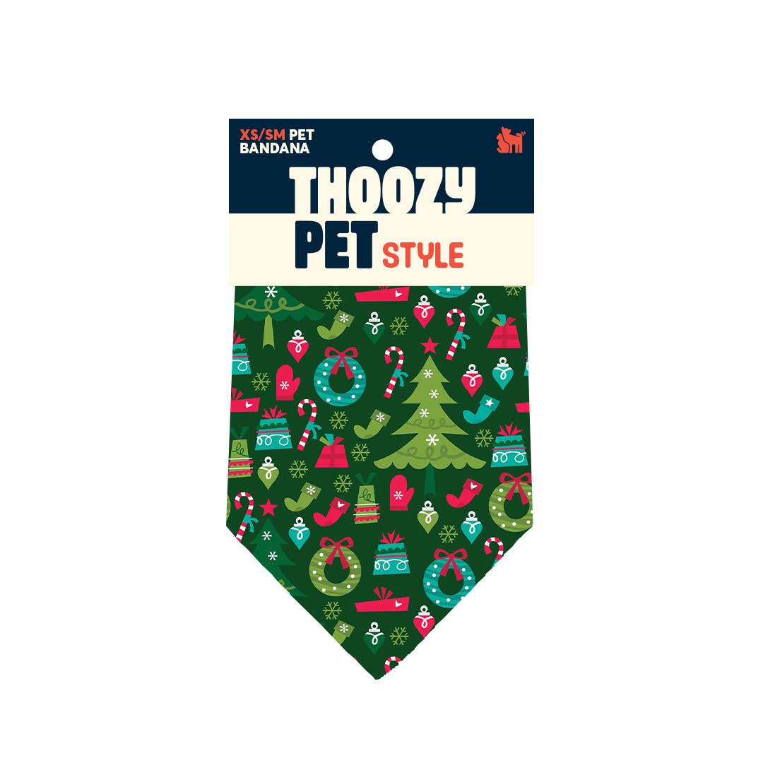 ThoozyPet Deck The Paws Bandana