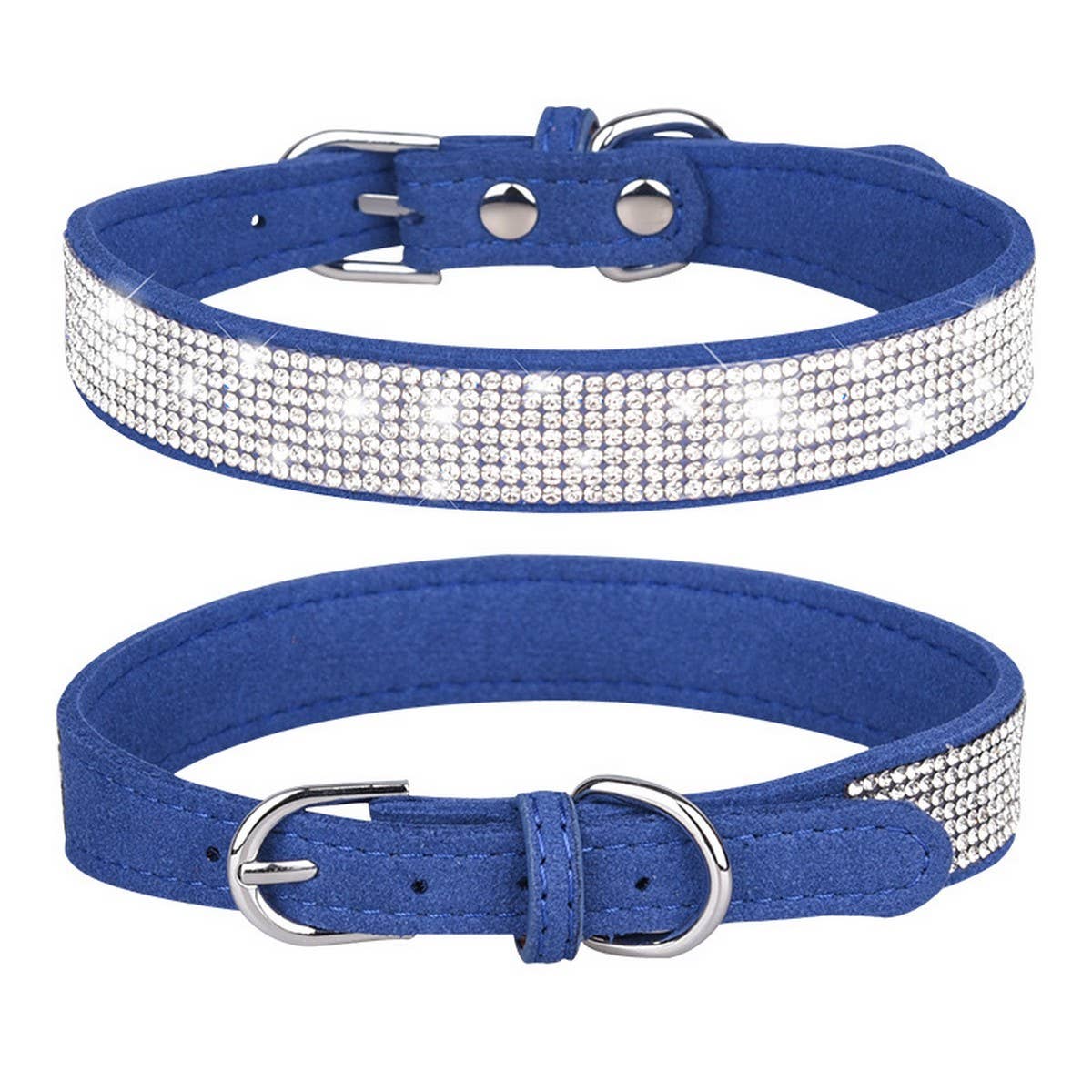Shiny Rhinestone Pet Collar and Leash Set_CWMM5973